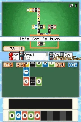 Sansuu Puzzle Game - Equal Card DS (Japan) screen shot game playing